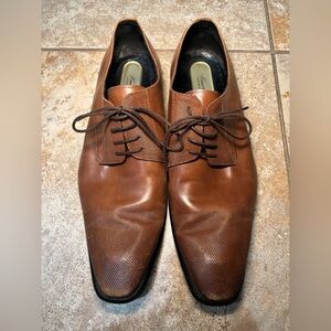 Kenneth Cole Tan Leather Oxfords